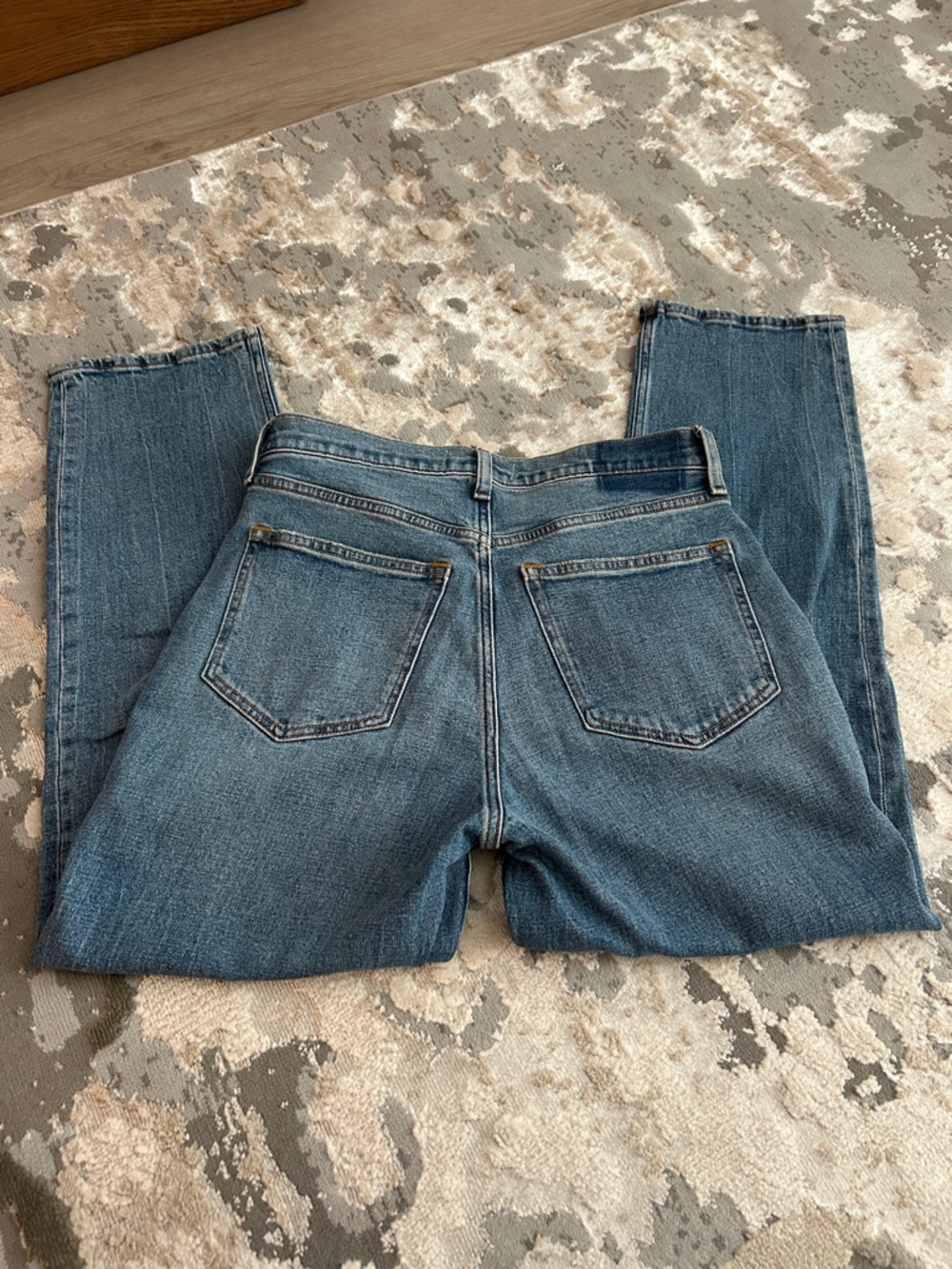 Abercrombie & Fitch Light Wash Straight-Leg Jeans - Picture 3 of 5